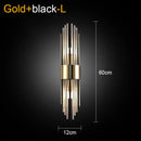 GobekUsa Crystal Wall Lamp: Elegant LED Indoor Lighting for Living Room, Bedroom, Hotel, and TV Background