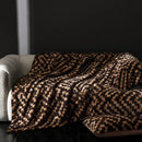 GobekUsa Cosy Faux Rabbit Plush Blanket in Milk Velvet for Single Sofa Decoration & Napping