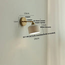 GobekUsa Ceramic LED Wall Sconce Up Down Rotate Pull Chain Mirror Light