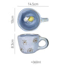 GobekUsa 3D Cartoon Animal Coffee Mugs - Unique Handmade Gift