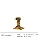 GobekUsa Golden Candlestick Holder Resin Plated Melt Shape for Wedding & Home Decor