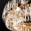GobekUsa Gold Crystal Chandelier: Luxury Lighting for Dining Living Bedroom Kitchen Island