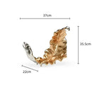 GobekUsa Leaf Tray Resin Bowl: Handcrafted Desktop Storage & Home Decor