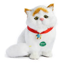 GobekUsa Cat Dog Plush Ornaments Dolls for Home Decor & TV, Realistic Pet Figurines