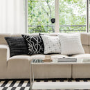 GobekUsa Geometric Jacquard Cushion Cover 45*45 Modern Design Sense Pillowcase