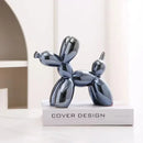 GobekUsa Abstract Ceramic Balloon Dog Sculpture for Home Office Decor-Gift-Quality Study Room Statue
