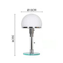GobekUsa Bauhaus Glass Ball Desk Lamp E27 Bulb