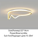 GobekUsa Geometry Round LED Ceiling Light for Home Decor