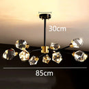 GobekUsa LED Indoor Chandelier Lighting for Living Room, Bedroom, and Dining Room
