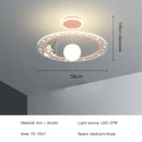 GobekUsa LED Chandelier for Boy's Room with Remote Control and Modern Design