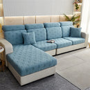 GobekUsa Jacquard Velvet Sofa Seat Covers: Luxury Polar Fleece Stretch Protector