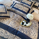 GobekUsa Leopard Print Velvet Bedding Set: Duvet Cover, Bed Sheet, Pillowcases