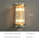 GobekUsa Crystal LED Wall Lamps: Elegant Gold Wall Sconce Lights for Luxury Home Decor