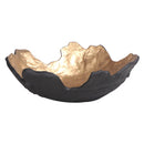 GobekUsa Golden Resin Fruit Bowl Tray for Home Decor and Storage