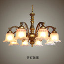 GobekUsa Glass Shade Ceiling Chandelier for Dining Room Kitchen Island Lights