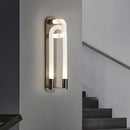 GobekUsa LED Tube Wall Sconce Gold Black White Metal Acrylic Light Fixture