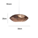 GobekUsa Danish Pendant Light Minimalist Lantern Ufo Lampshade Rustic Fabric Lamp