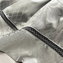 GobekUsa Brocade Satin Jacquard Egyptian Cotton Bedding Set, Luxury Silky Duvet Cover, Bed Sheet, Pillowcase