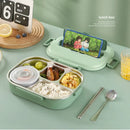 GobekUsa Insulated Bento Lunch Box Set with Cutlery, Portable Food Storage