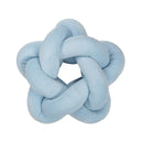 GobekUsa Knot Blue Star Ball Pillow Set | Handmade Soft Cushions for Home Office