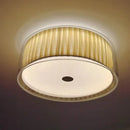 GobekUsa Glass Shade Ceiling Lamp: Round Flush Mount Light for Hallway, Bedroom, Kitchen.