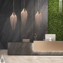 GobekUsa Leaf Chandelier LED Pendant Light Modern Minimalist Hanging Lamp for Home Decor