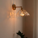 GobekUsa Japanese Style LED Glass Copper Wall Lamp Sconce for Restaurant, Bar, Bedroom, Bathroom