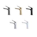 GobekUsa Gold Black Chrome Bathroom Sink Faucet, Single Lever Hot Cold Mixer Tap