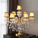 GobekUsa Crystal Table Light: Modern Luxury Nordic Indoor Lighting for Living Room Bedroom