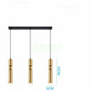 GobekUsa Iron Art LED Pendant Light for Modern Nordic Style Living Room Bedroom Home Decor