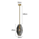 GobekUsa Crystal Copper Chandelier: Elegant American Design for Living Room, Bedroom, and Study