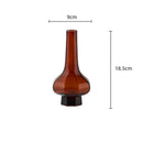 GobekUsa Green Glass Geometry Vase Hydroponics Terrarium Home Decoration Accessory