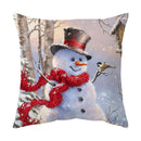 GobekUsa Christmas Cushion Cover Set - Festive Xmas Decor for Living Room Sofa