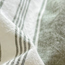 GobekUsa Cotton Striped Bedding Set Yarn Dyed Washed Duvet Cover Single Bedclothes