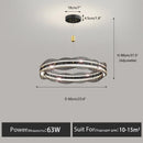 GobekUsa LED Pendant Light: Modern Minimalist Chandelier for Living, Dining, Kitchen, Bedroom, Office
