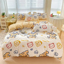 GobekUsa Cotton Printed Bedding Set: Cozy, Breathable, All Seasons Comforter Set