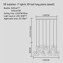 GobekUsa Glass Bubble Chandelier: Modern Art Deco Customized Indoor Decor Light