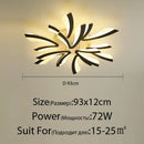 GobekUsa LED Ceiling Chandelier with Remote Control for Home Décor