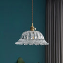 GobekUsa Clear Glass LED Pendant Light | Nordic Hanging Chandelier for Kitchen, Living Room