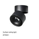 GobekUsa COB LED Ceiling Spot Light, Adjustable Angle, Black/White Shade, AC85-265V