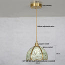GobekUsa Crystal Glass LED Pendant Lamp, Adjustable Modern Luxury Hanging Lights