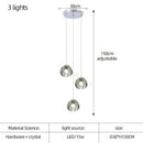 GobekUsa Crystal LED Chandelier for Luxe Living Spaces