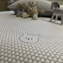 GobekUsa Cooling Ice Bean Sheet Set: Breathable Rayon Mat & Pillowcases for Summer Bed