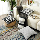 GobekUsa Geometric Chenille Pillow Cover: Stylish Nordic Jacquard Cushion for Sofa