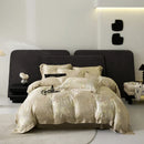 GobekUsa Eucalyptus Fiber Bedding Set: Duvet Cover, Bed Sheet, Fitted Sheet, Pillowcases
