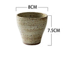 GobekUsa Japanese Style Handmade Stoneware Dinnerware Set - Round Plates and Bowls