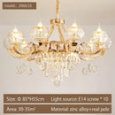 GobekUsa Crystal Chandelier: Grand European Villa High-end Fixture for Living Room, Restaurant, Building