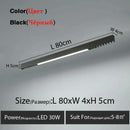GobekUsa LED Linear Ceiling Lamp for Living Room, Dining Room, Bedroom - Minimalist Design