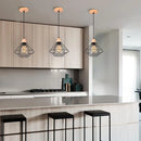GobekUsa Industrial Wood Ceiling Chandelier for Bedroom Cafe Bar Restaurant Decor