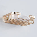 GobekUsa Glass Soap Dish Wall Mounted Soap Basket for Bathroom Toilet Balcony